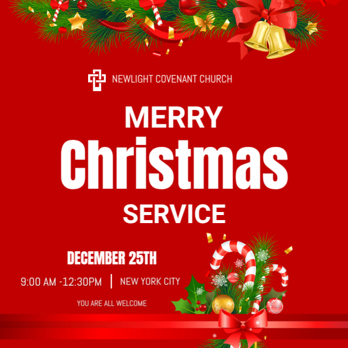 Plantilla de Professional Christmas Service Instagram Post | PosterMyWall