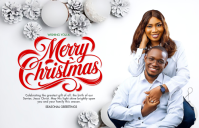 Professional Christmas Wishes Christmas Greeting Card , Church, Happy Christmas Happy New Year, Merr Tabloïd template