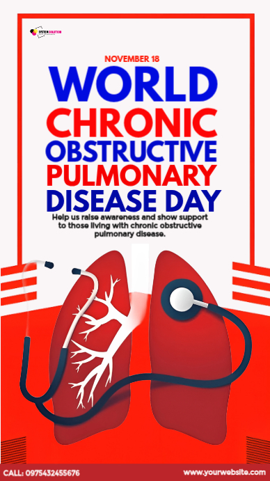 Plantilla de Chronic Obstructive Pulmonary Disease Awareness | PosterMyWall