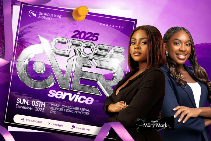 Copy of Professional Church,crossover Night Flyer, Watch Night Church ...