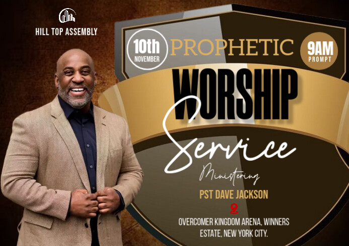 Professional Church  A5 template