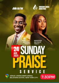 Professional Church  A6 template