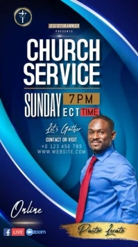 Professional church ad design template Instagram Story