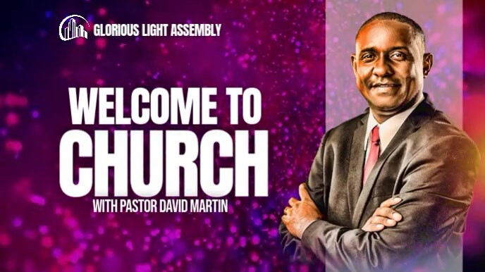 Professional Church Design Flyer Digital Display (16:9) template