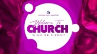 Professional Church Design Flyer Digital Display (16:9) template