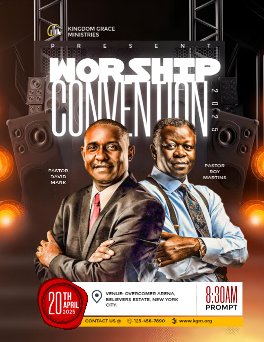 Professional Church Design Flyer Flyer (us Letter) template