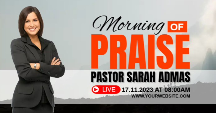 Professional Church  Facebook Shared Image template