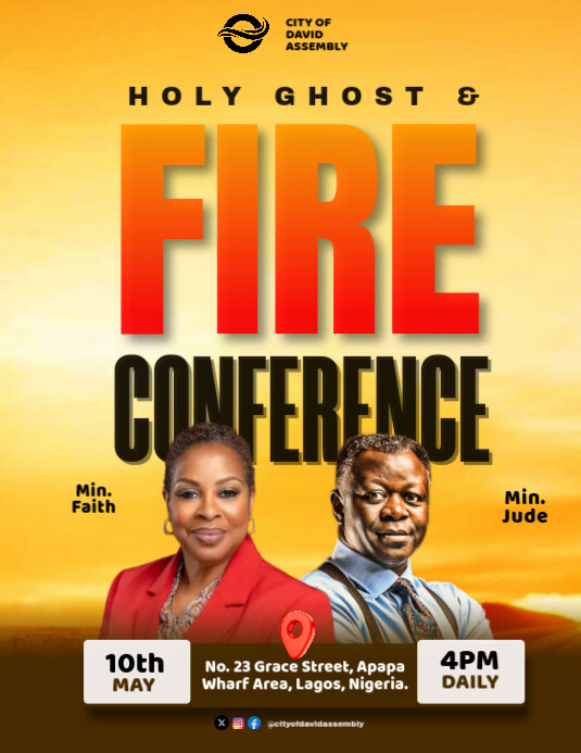 Professional Church  Flyer (us Letter) template