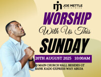 Professional Church  Flyer (us Letter) template