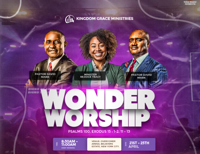 Professional Church  Flyer (us Letter) Iflaya (Incwadi ye-US) template