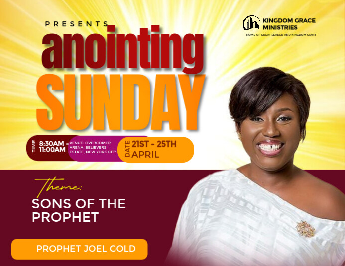 Professional Church  Flyer (us Letter) template
