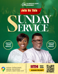 Professional Church  Flyer (us Letter) template