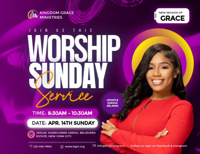 Professional Church  Flyer (us Letter) template