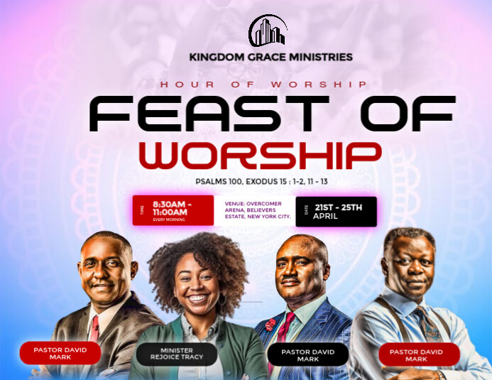 Professional Church  Flyer (us Letter) template