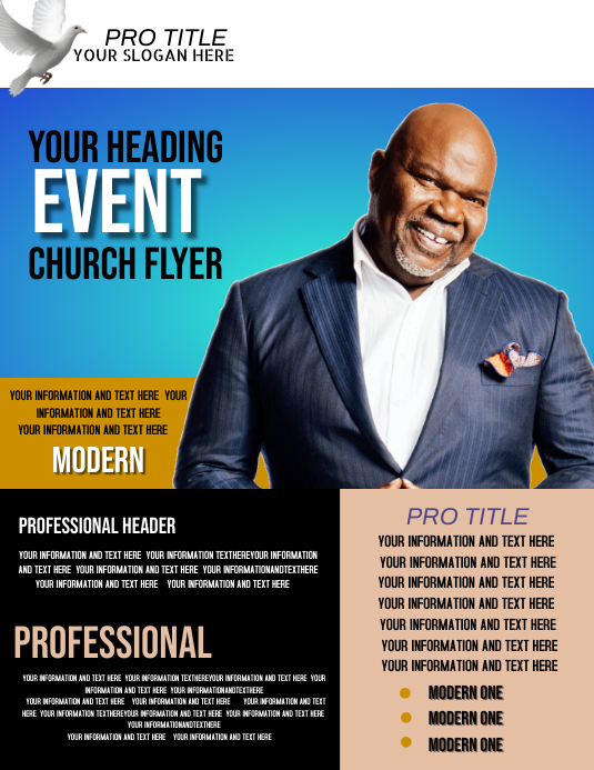 Professional Church Flyer Template Postermywall