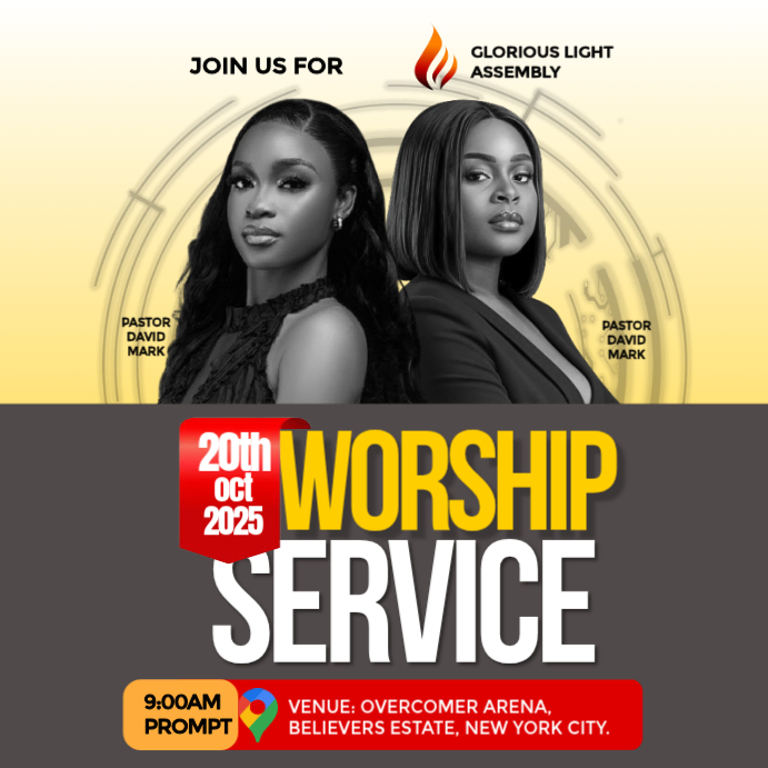 Professional Church Flyers Instagram Post Template | PosterMyWall