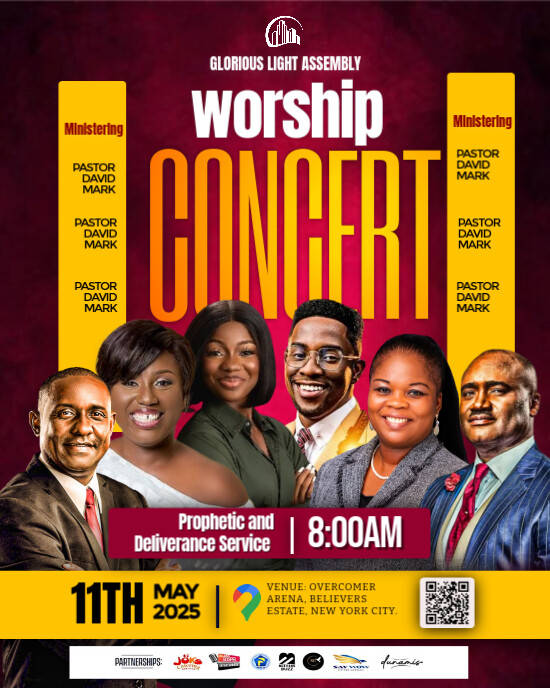 Professional Church  Instagram Portrait template