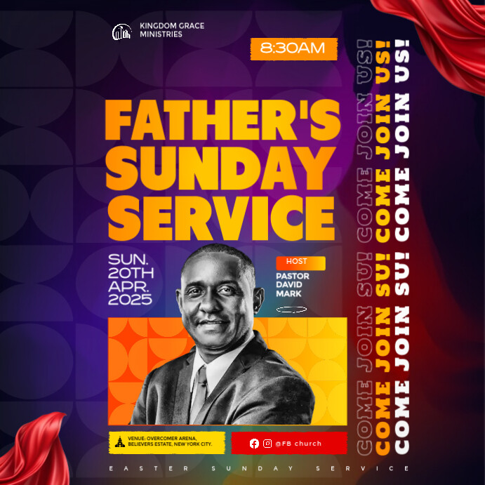 Professional Church Instagram Post Template | PosterMyWall