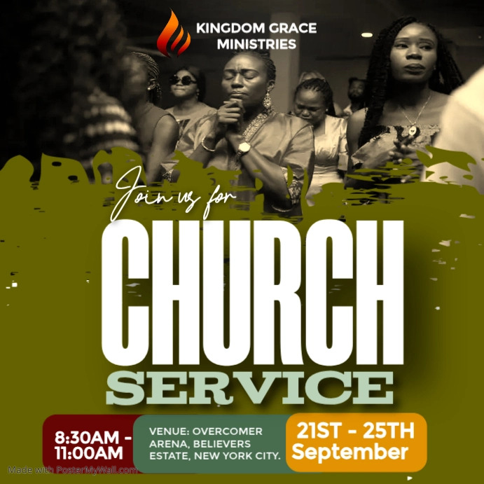 Professional Church Instagram Post Template | PosterMyWall