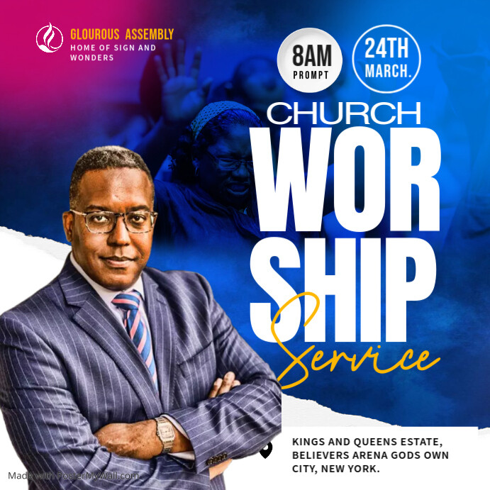 Professional Church Instagram Post Template | PosterMyWall