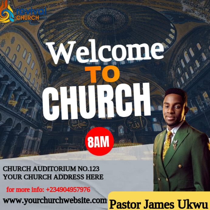 Professional Church Instagram Post Template | PosterMyWall