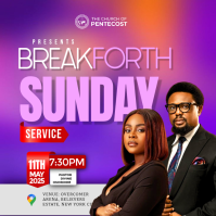 Professional Church  Instagram Post template