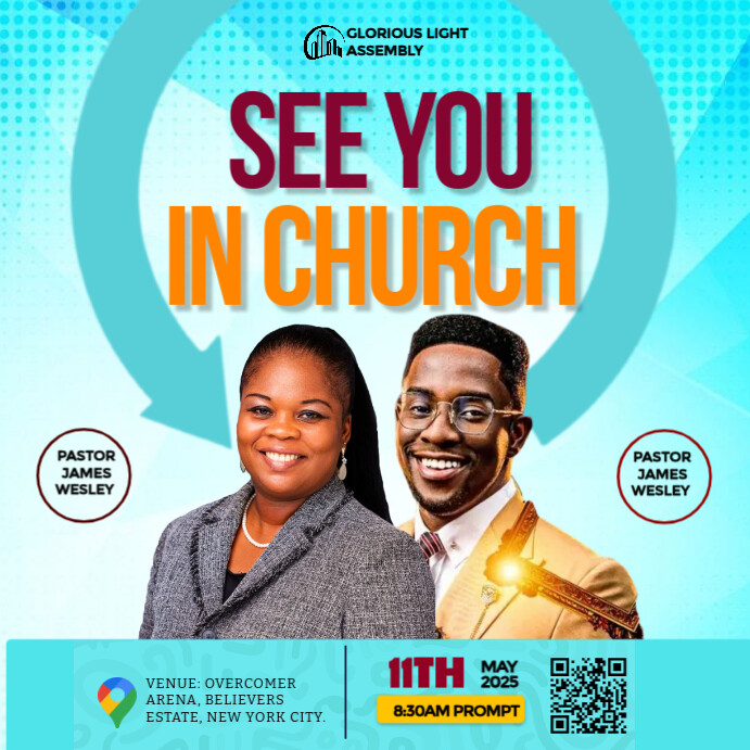 Professional Church Instagram Post Template | PosterMyWall