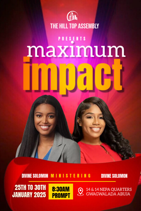 Professional Church  Poster Cartaz template