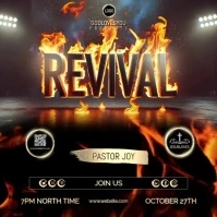 Professional Church Revival  Instagram Post Instagram-bericht template
