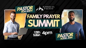 Sort Family Prayer Summit YouTube Thumbnail ตัวอย่างภาพบน YouTube Template