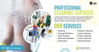 Professional Cleaning Services Ad Template Facebook Shared Image Isithombe Esabiwe ku-Facebook