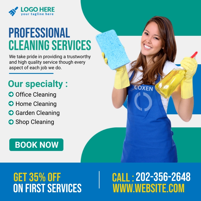 Professional Cleaning Services Ads Template PosterMyWall Professional Cleaning Services Ads Template PosterMyWall