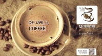 Professional Coffee Shop Ad Digital Display (16:9) template