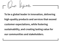 Professional Company Vision Office Decal A2 template