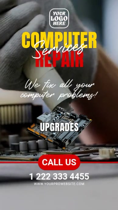 Computer Repair Services Template | PosterMyWall