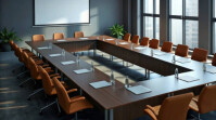 Professional Conference Room Setup  Digital Display (16:9) template