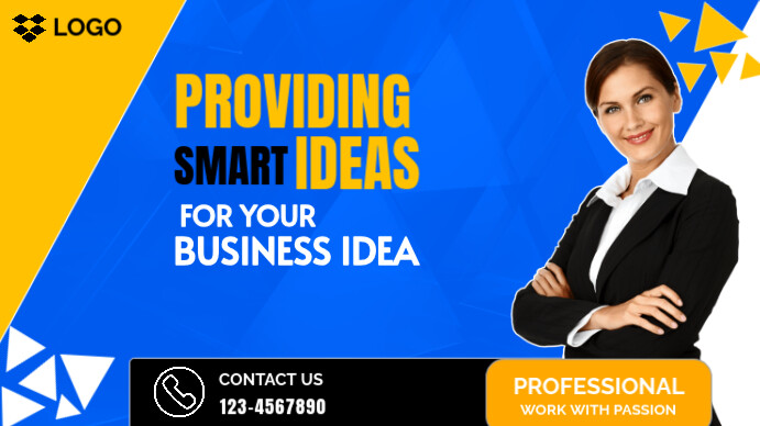 Professional Consultant Youtube Thumbnail Template | PosterMyWall