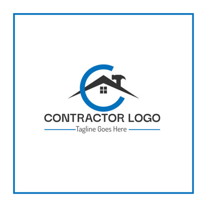 Professional Contractor Logo, Contractor Logo, House Contractor Logo, Home Contractor Logo, Smart Co template