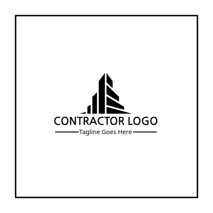 Professional Contractor Logo, Contractor Logo, Contractor Logo Design, Construction Logo, Architectu template