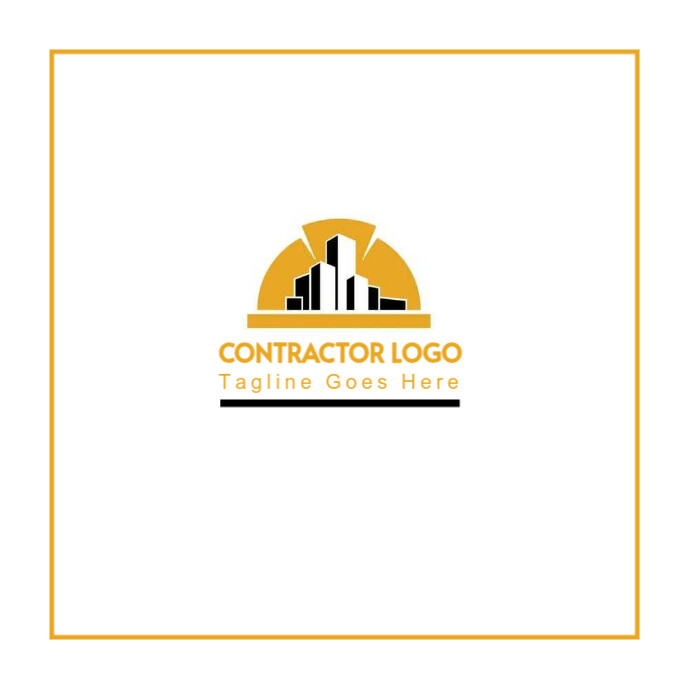 Professional Contractor Logo, Contractor Logo Design, Contractor Logo ...