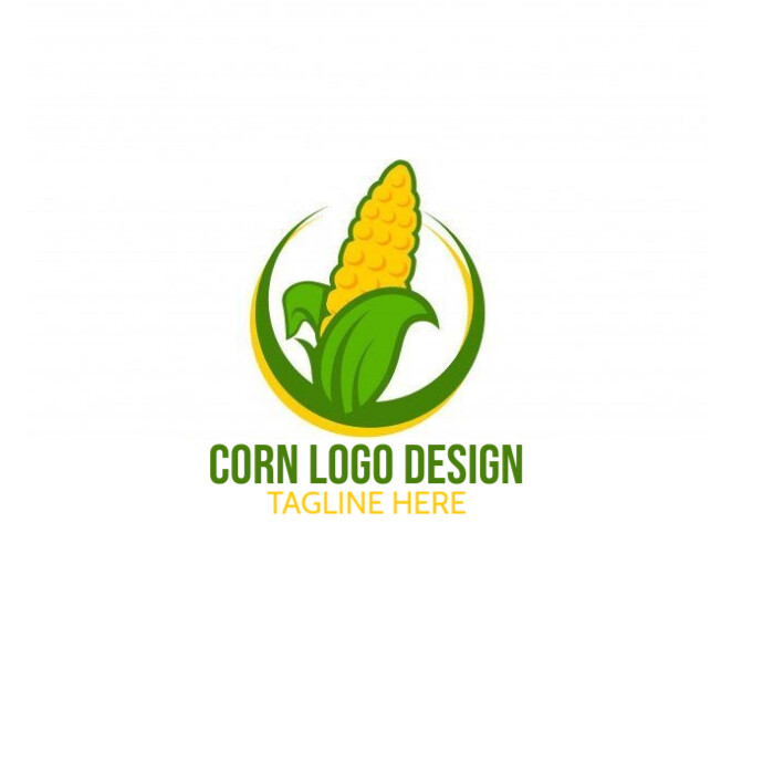Corn Word Design Professional Corn Logo Design Logo Template | PosterMyWall