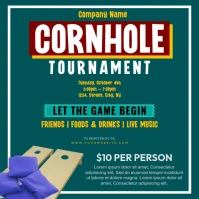 Professional Cornhole Instagram Post template
