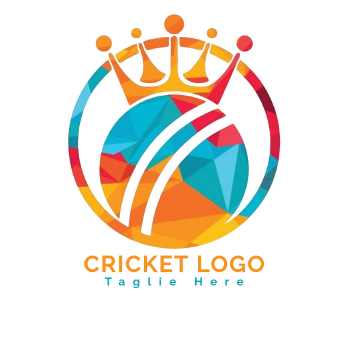 Professional Cricket King Logo template
