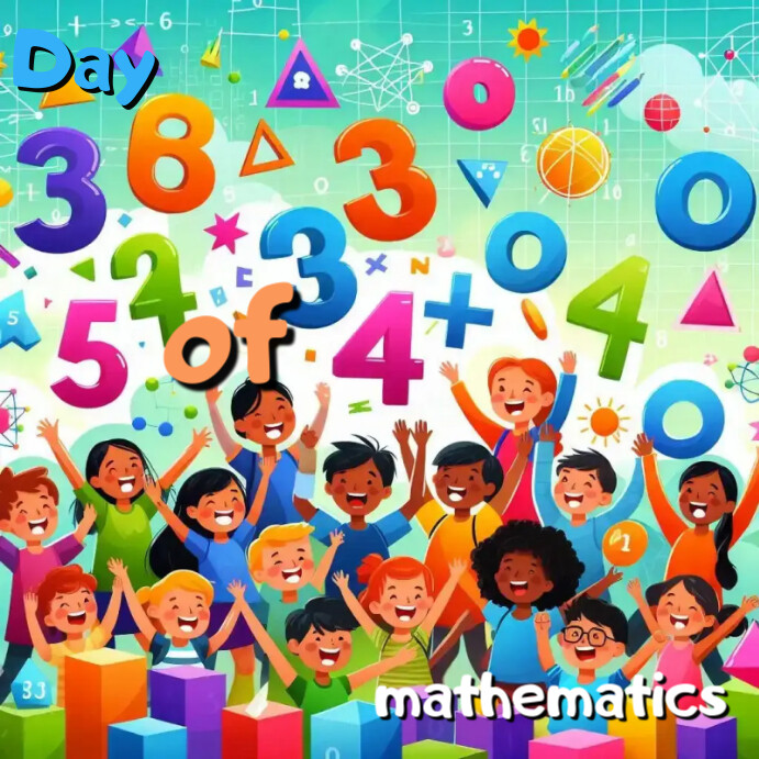 Professional Day Of Mathematics Instagram Post Template | PosterMyWall