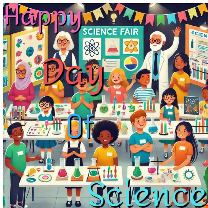 Science Fb Posts Professional Day Of Science Instagram Post Template | PosterMyWall