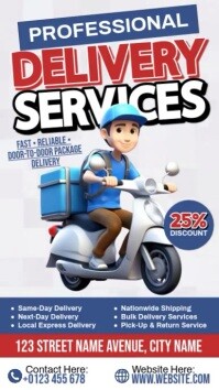 Professional Delivery Services Instagram Reel template