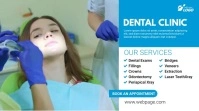Professional Dental Services Video Ad Twitter-Beitrag template