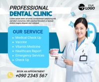Professional Dentist Ad Template Medium Rectangle