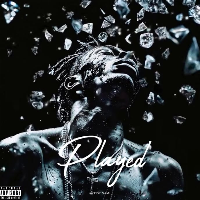 Copy of Professional Diamonds Rap Hip Hop Trap Music | PosterMyWall