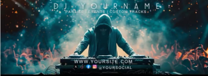 Professional Dj Banner, Facebook Dj Banner, S template